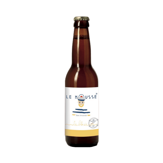 Bouteille de bière en 33cl blonde Le Mousse