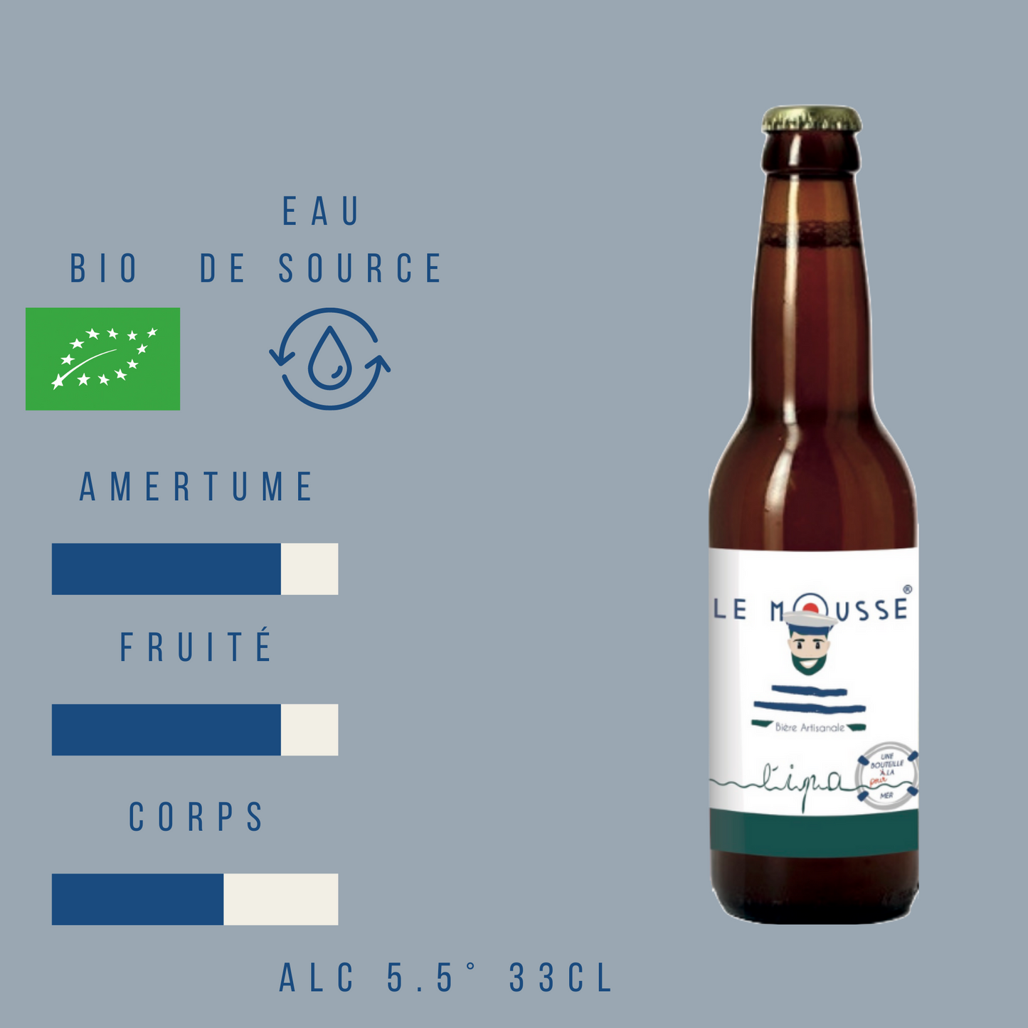 Votre assortiment de 6 bières 33cl Le Mousse