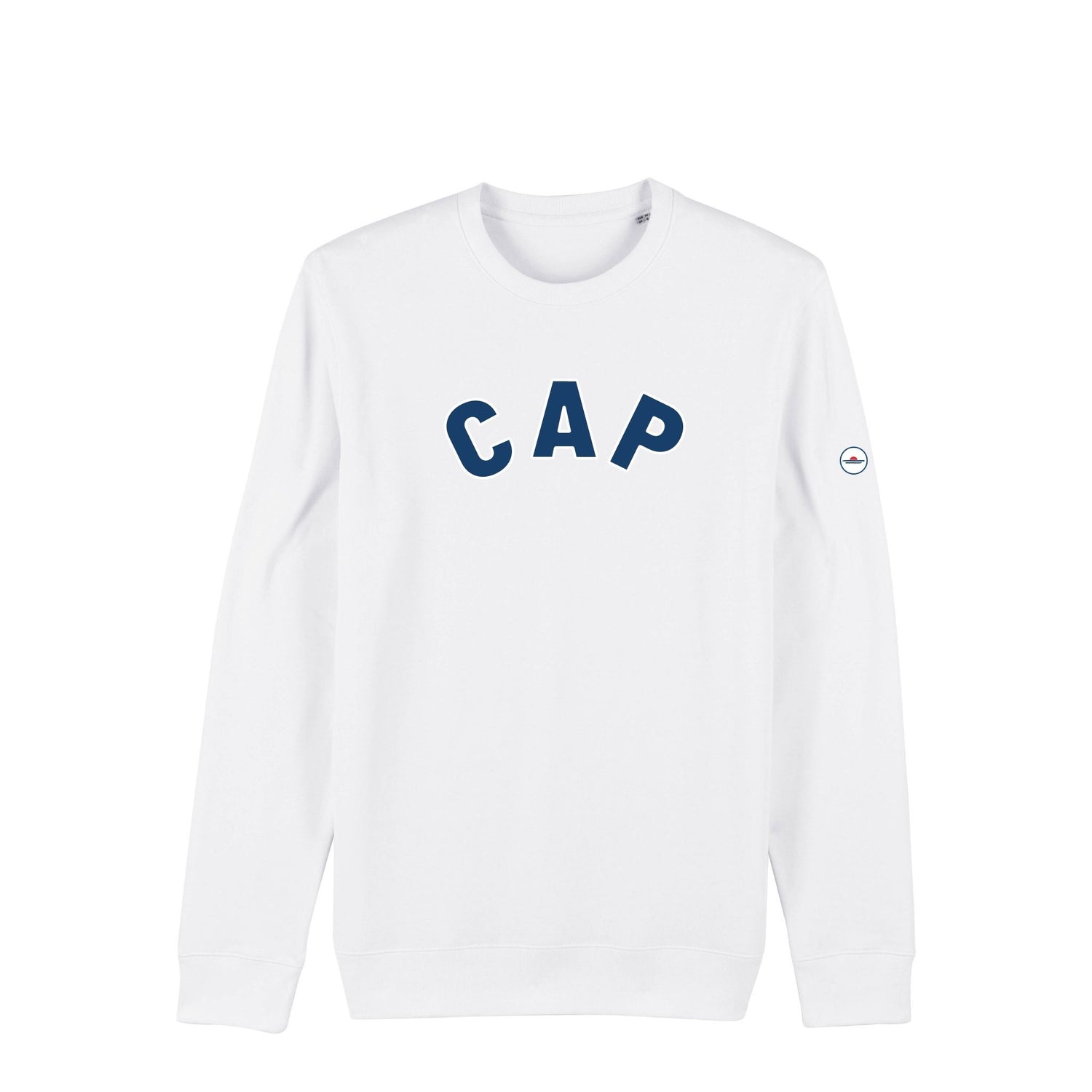 sweat shirt cap blanc le mousse