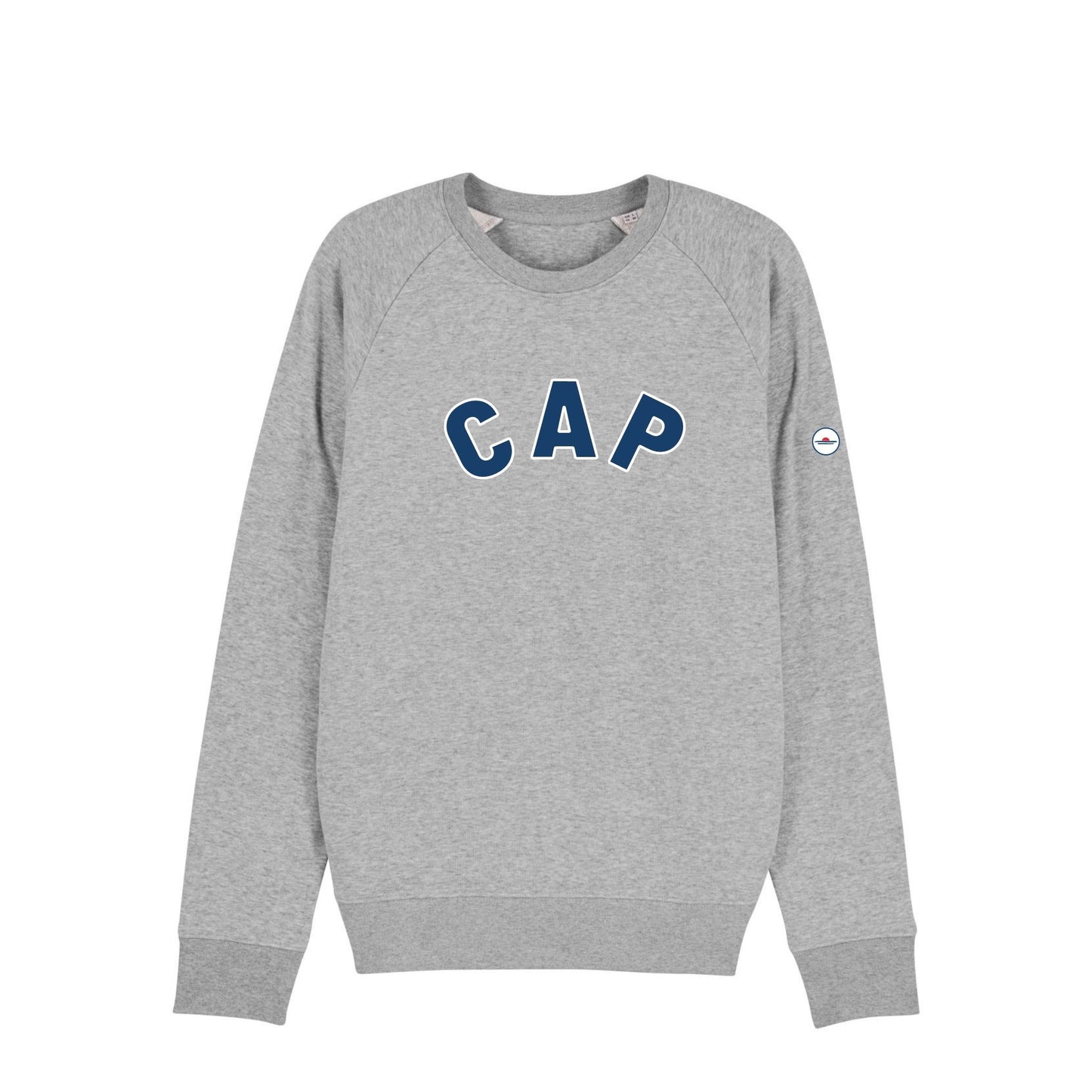 sweat shirt cap gris le mousse