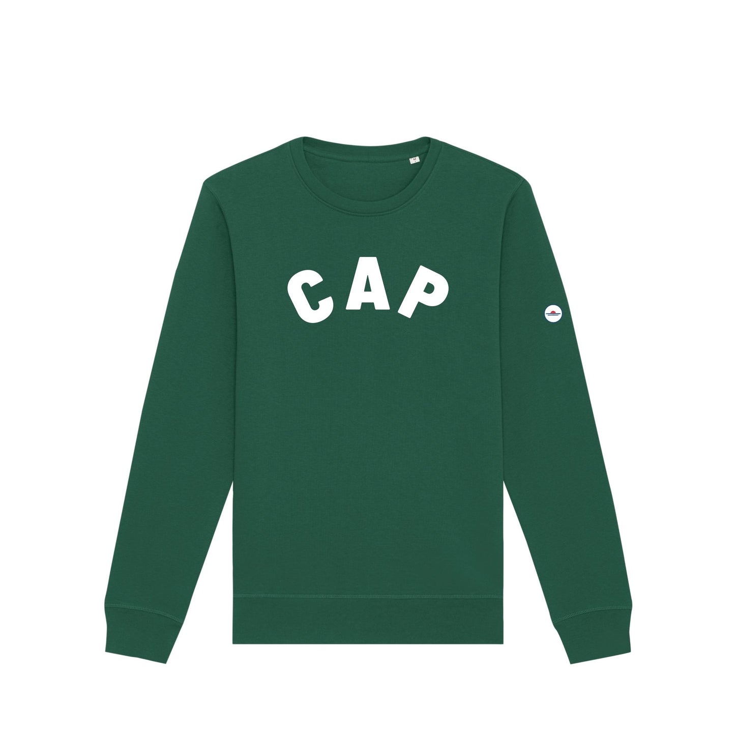 sweat shirt cap vert le mousse