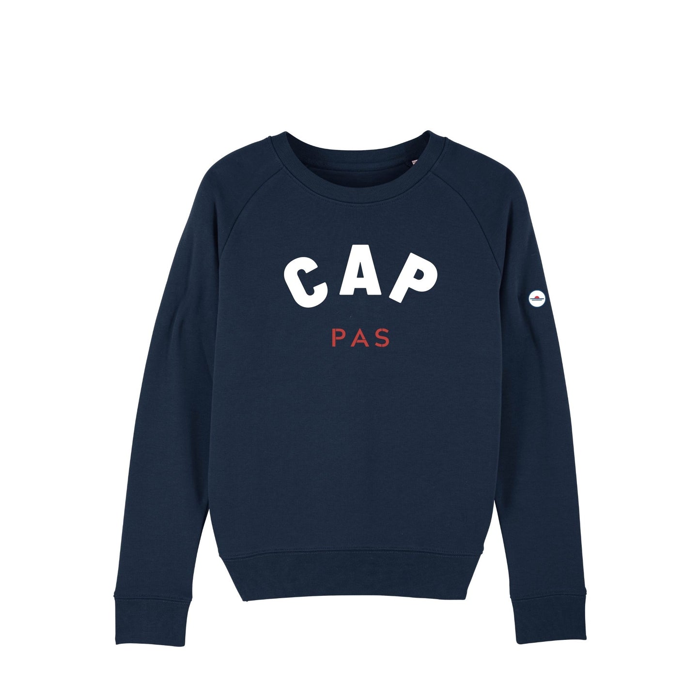 sweat shirt pas cap bleu le mousse